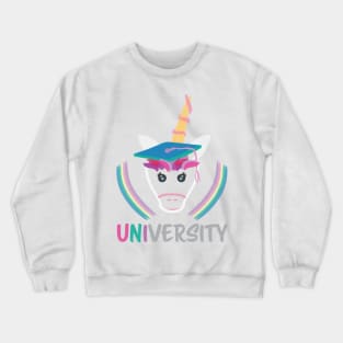 Unicorn University logo Crewneck Sweatshirt